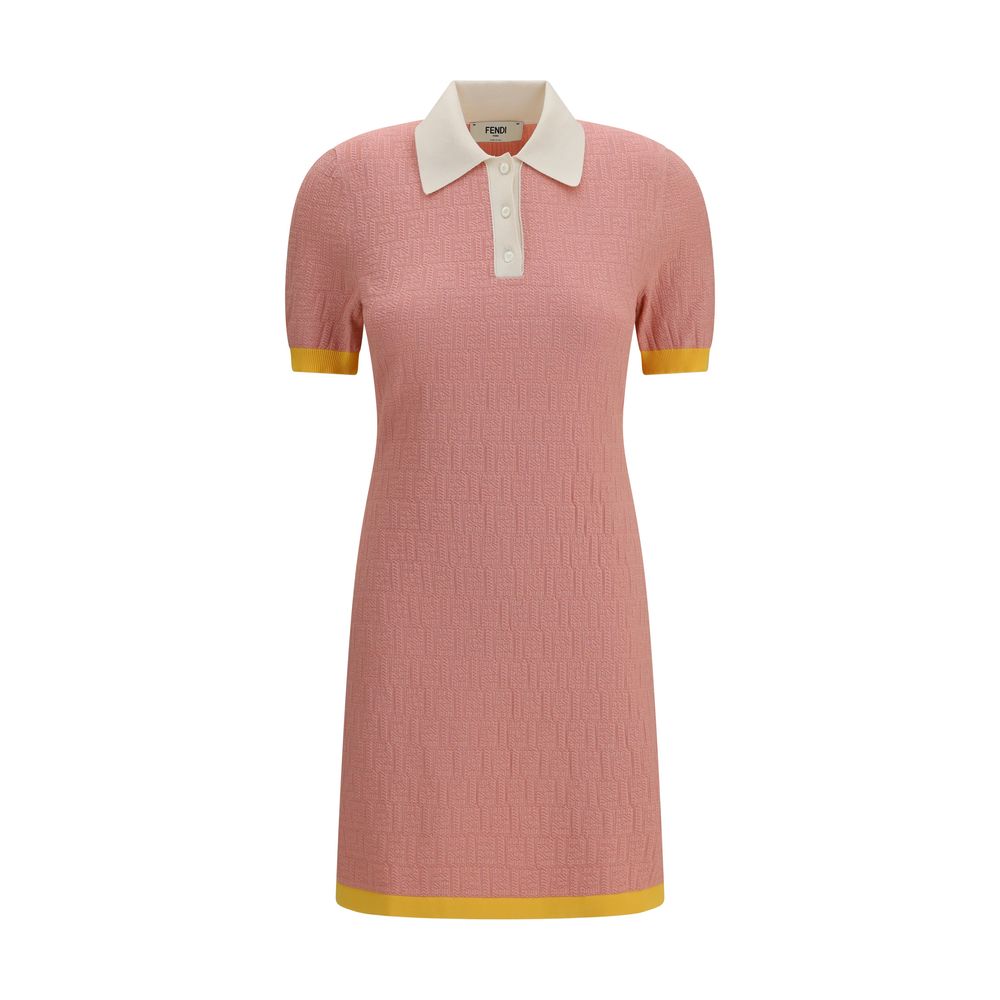 Fendi Multicolor Polyamide Casual Dress – Visamoda