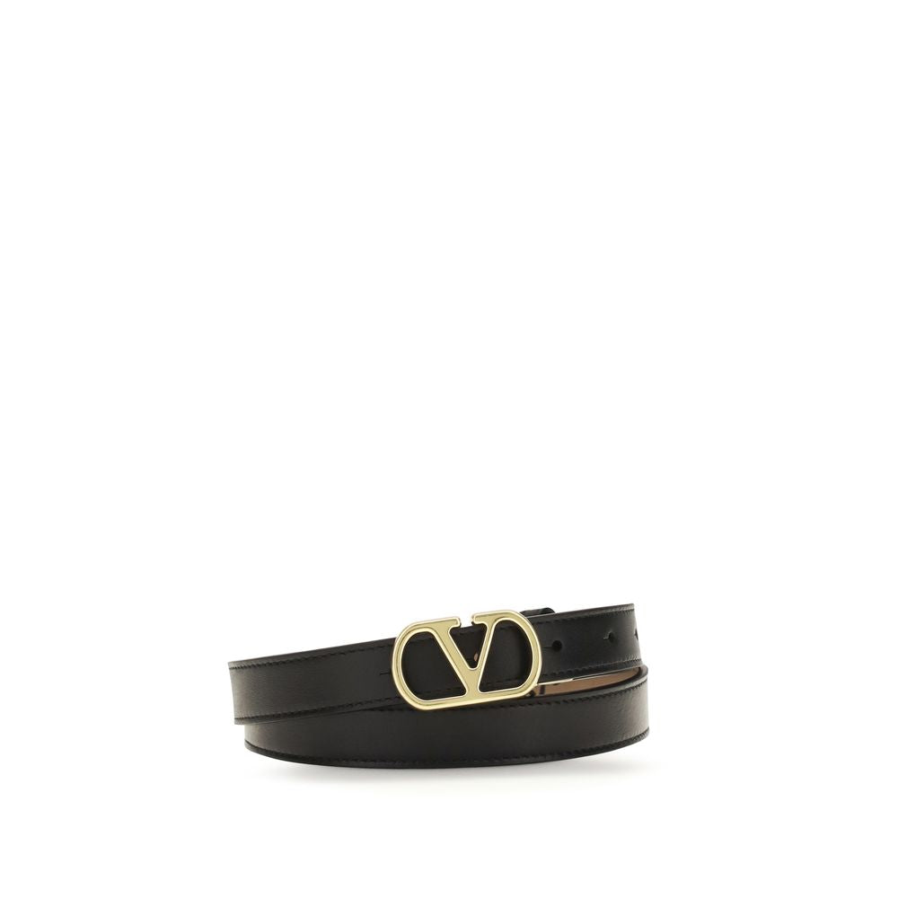 Valentino Garavani Black Calf Leather Bos Taurus Regular Women\'s Belt Valentino Garavani Black Calf Leather Bos Taurus Regular  main image 4