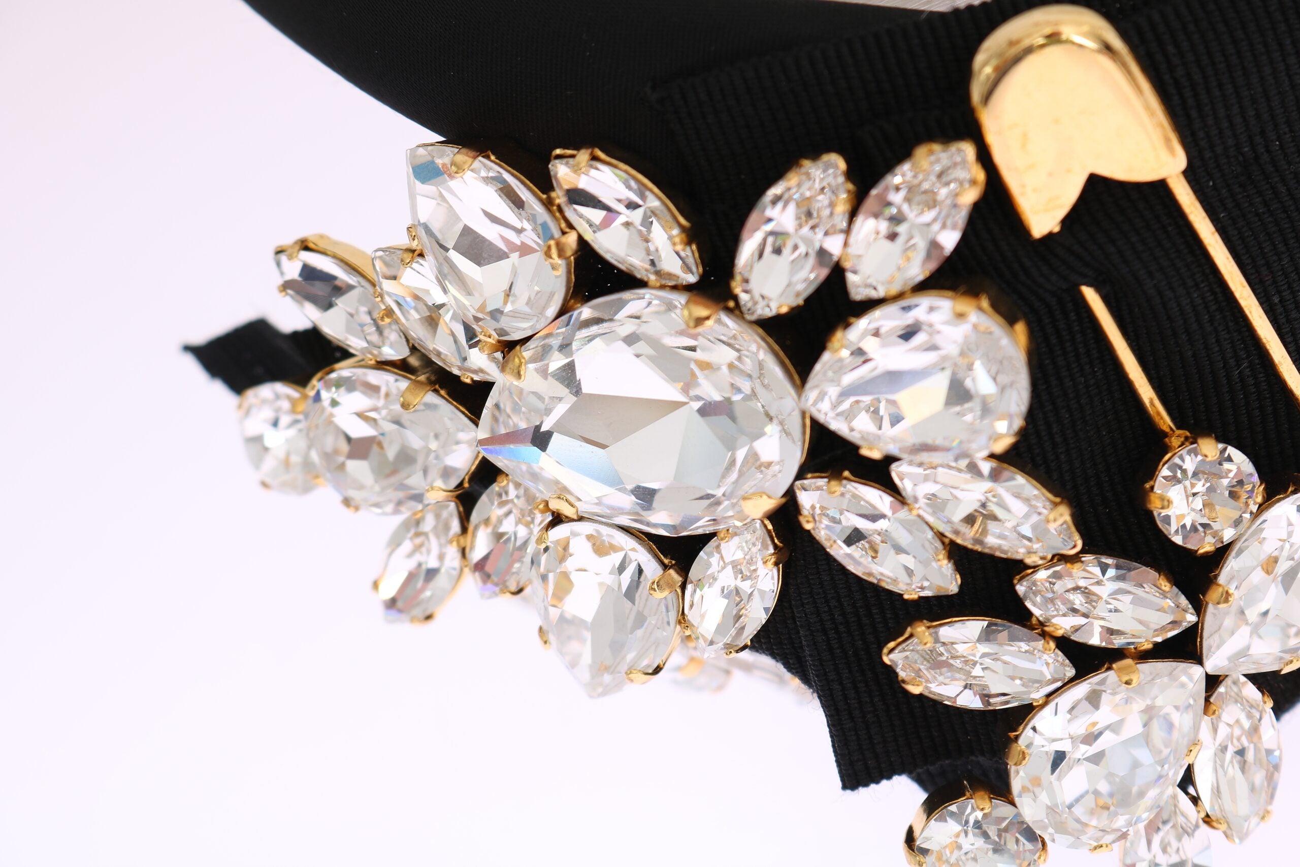 Dolce & Gabbana Black Crystal White Hair Parrucchiera  display picture 2