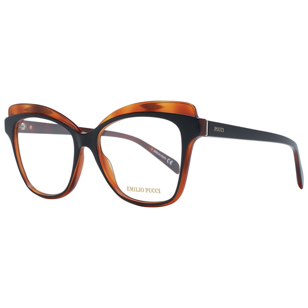 Emilio Pucci Brown Plastic Glasses (Frames) – Visamoda