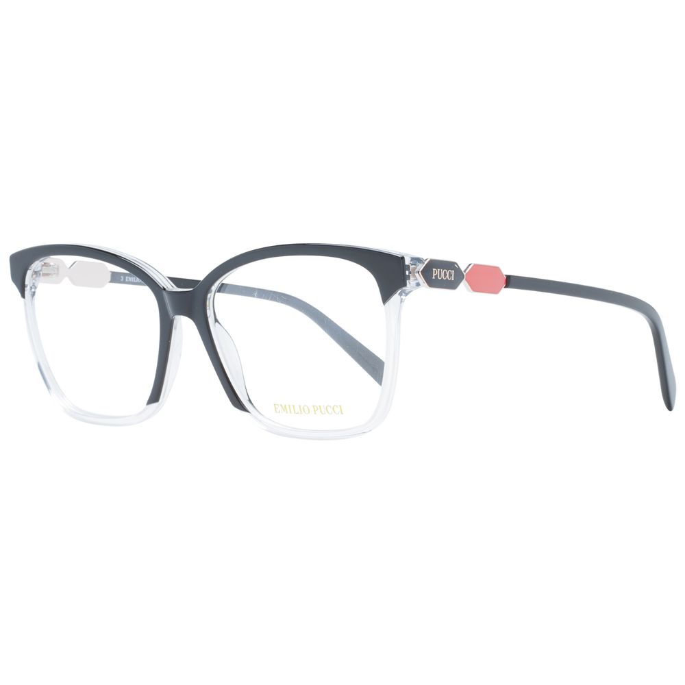 Emilio Pucci Black Plastic Glasses Women\'s (Frames) Emilio Pucci Black Plastic Glasses (Frames) – SEYMAYKA main image 4