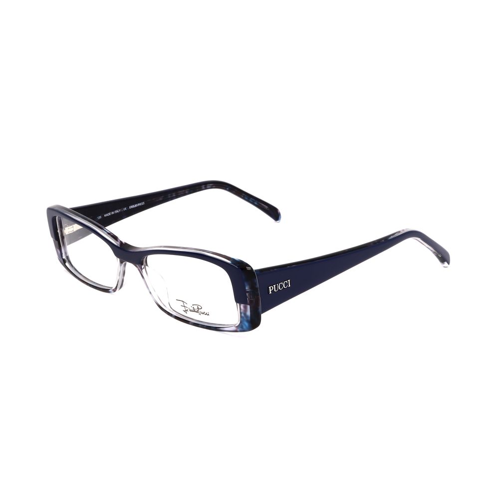 Emilio Pucci Blue Plastic Glasses Women\'s (Frames) Emilio Pucci Blue Plastic Glasses (Frames) – SEYMAYKA main image 3
