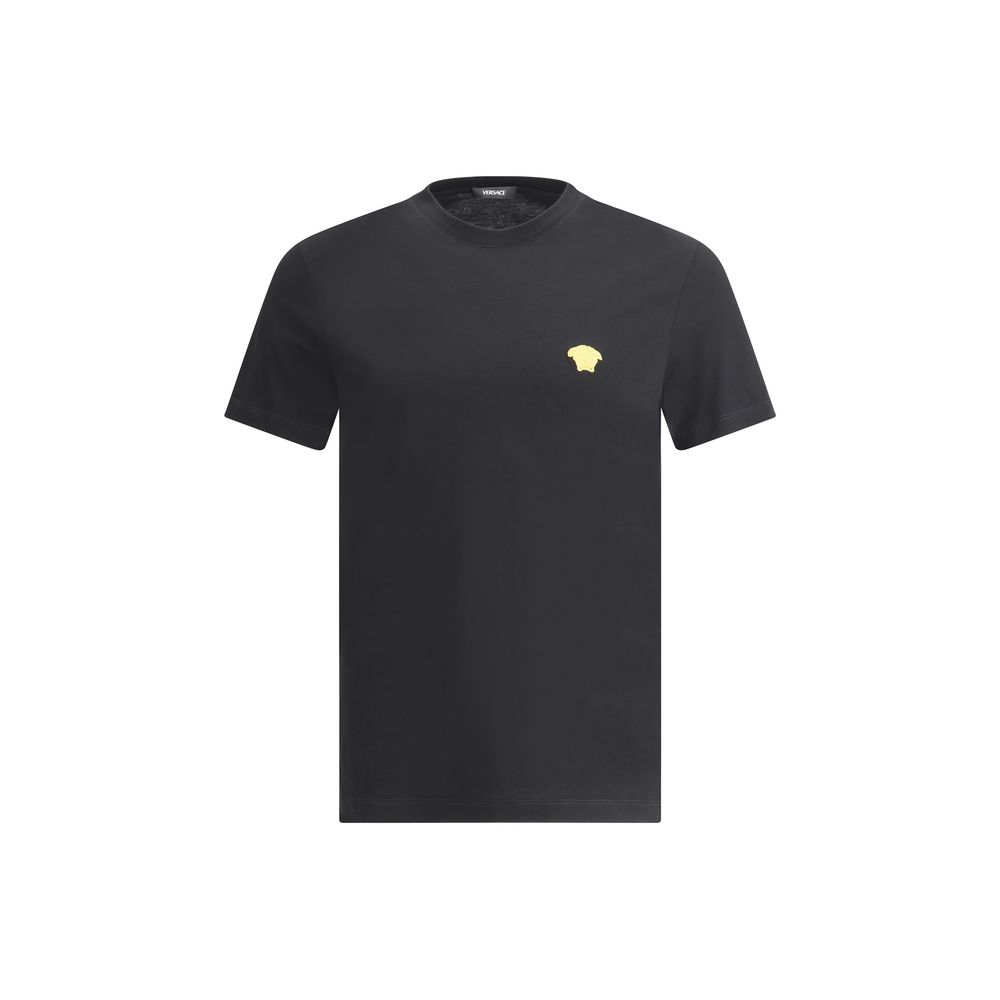 Versace Black Cotton T-Shirt – Visamoda