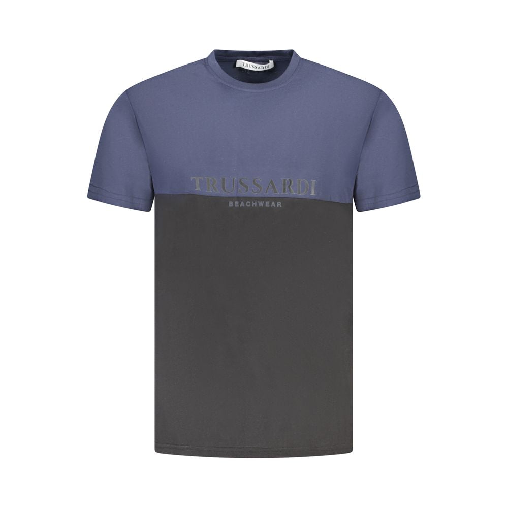 Trussardi Blue Cotton Men T-Shirt – Visamoda - Main Image