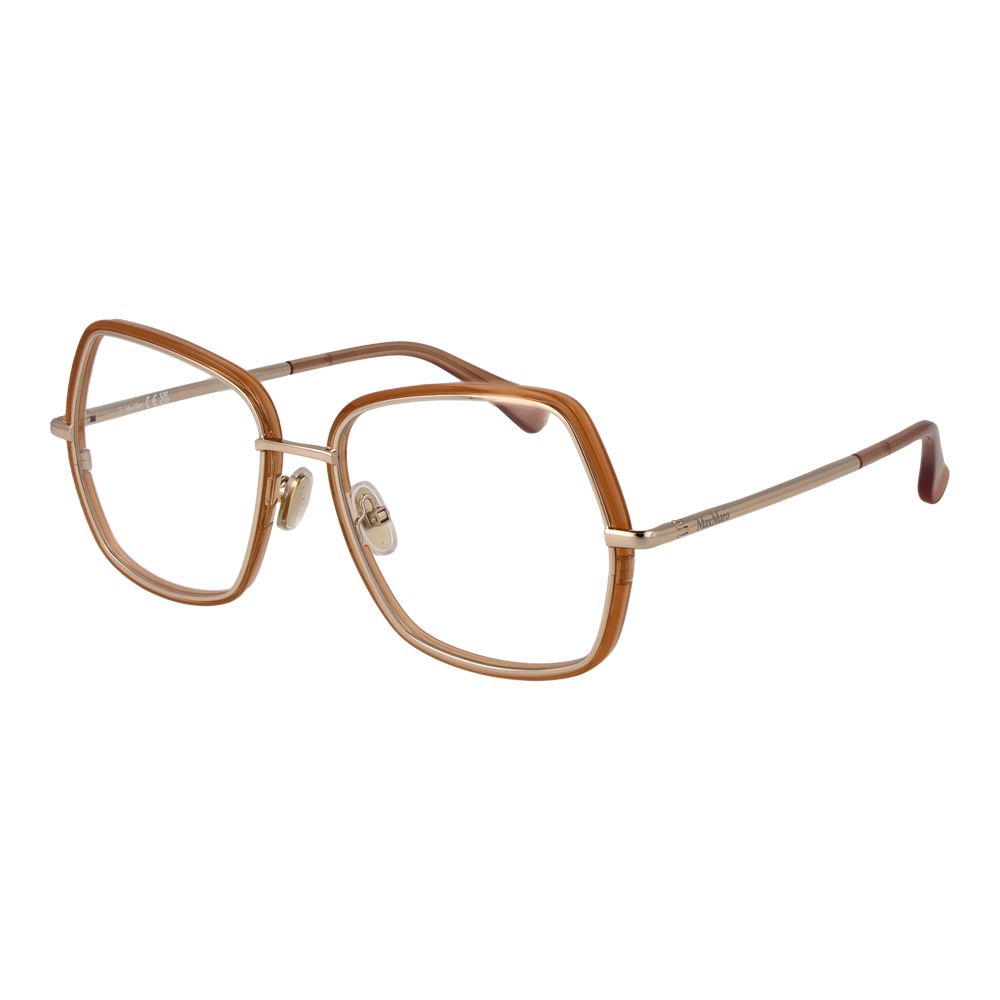 Max Mara Gold Metal Glasses Women\'s (Frames) Max Mara Rose Gold Metal Glasses Women main image 3