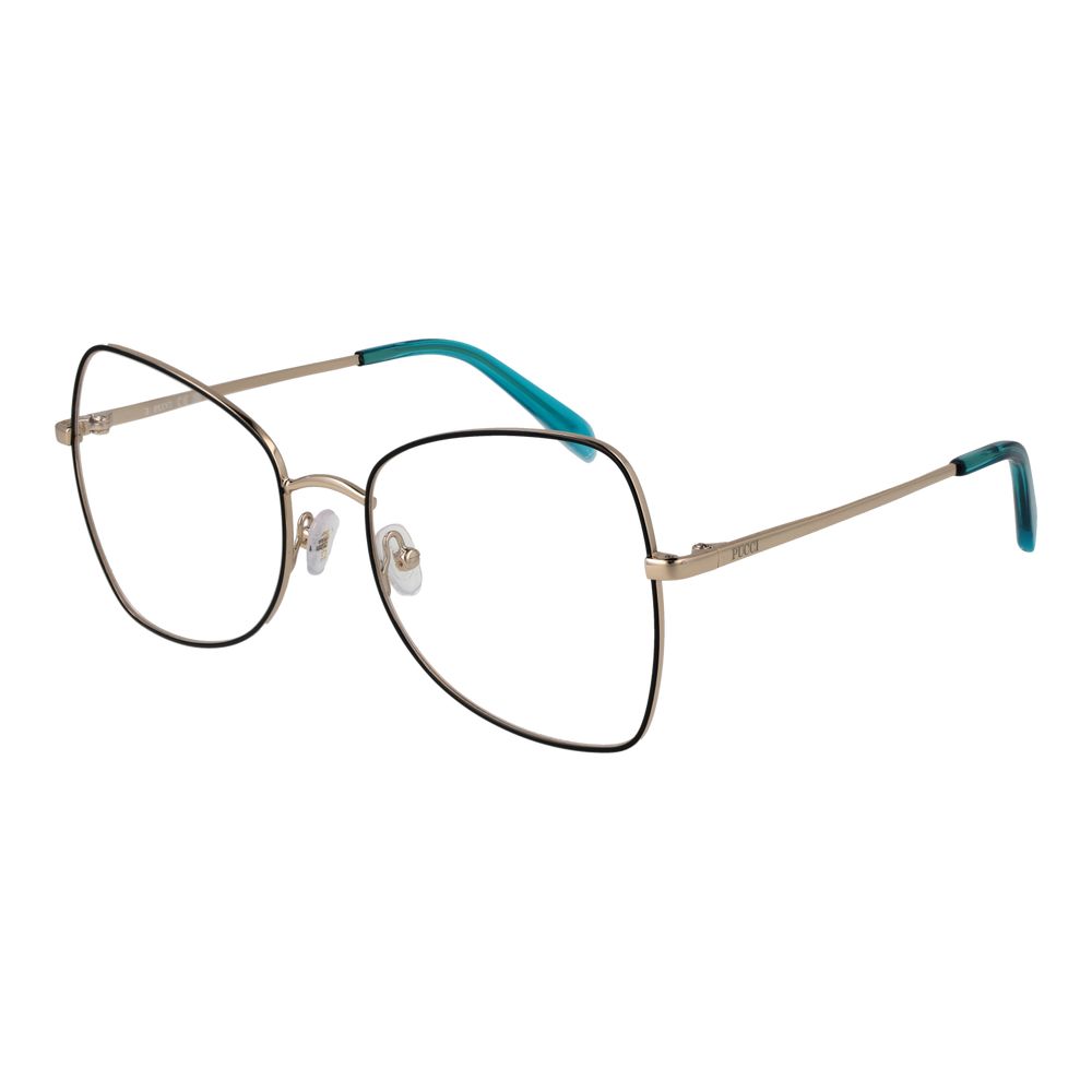 Emilio Pucci Black Metal Glasses (Frames) – Visamoda