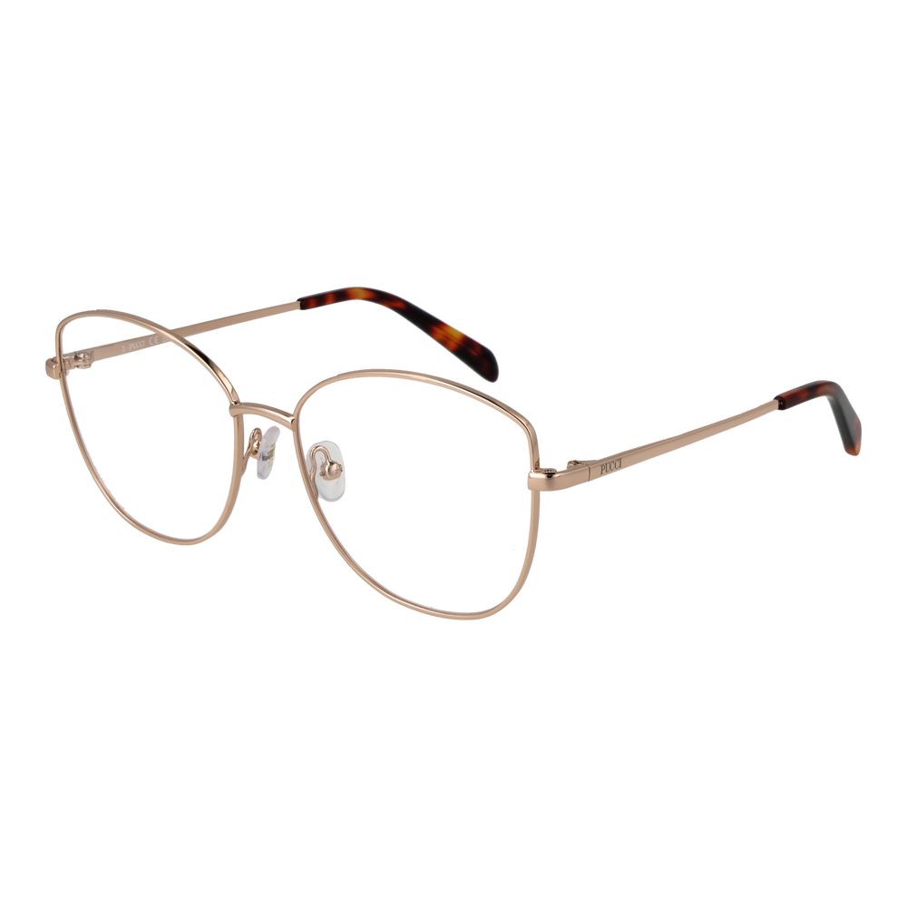 Emilio Pucci Rose Gold Metal Glasses Women\'s (Frames) Emilio Pucci Rose Gold Metal Glasses (Frames) – SEYMAYKA main image 3