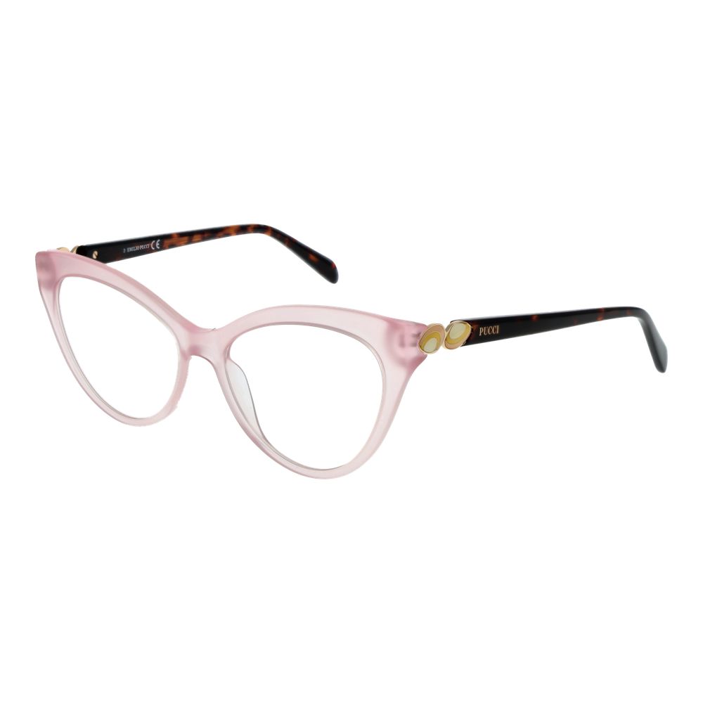 Emilio Pucci Transparent Plastic Glasses Women\'s (Frames) Emilio Pucci Transparent Plastic Glasses (Frames) – Visamoda main image 3