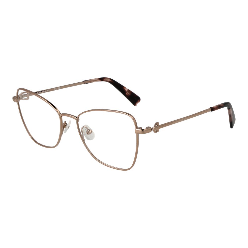 Longchamp Gold Metal Glasses Women\'s (Frames) Longchamp LO2140 714 Oval Light Gold Eyeglasses  main image 2