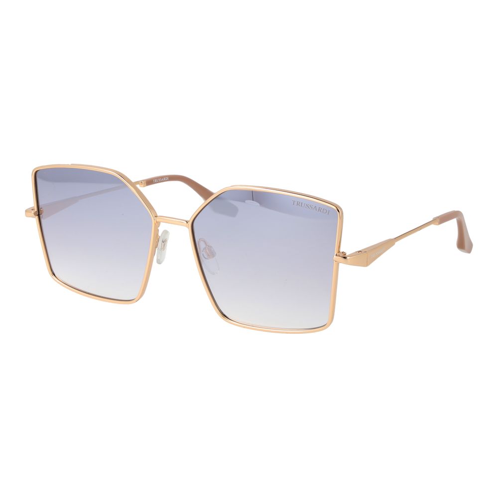 Trussardi Gold Metal Sunglasses – Visamoda display picture 1