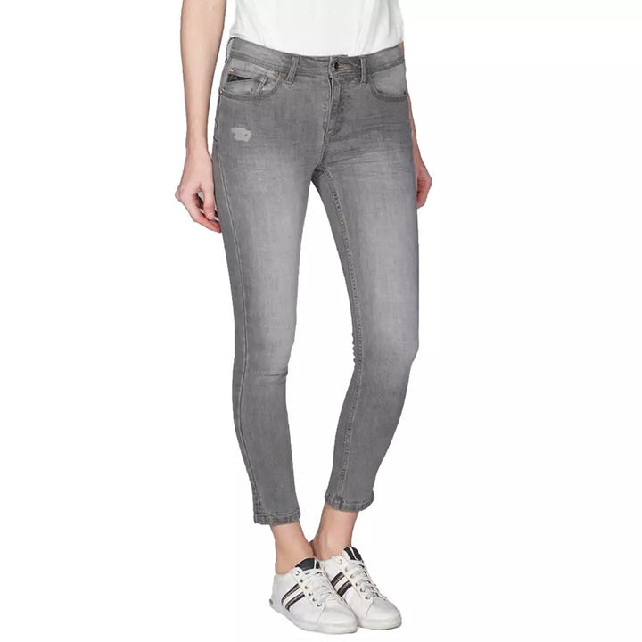 Yes Zee Chic Gray Push-Up Jeggings for Effortless Style