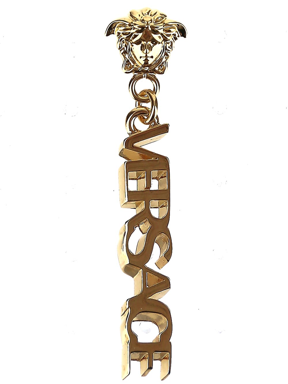 Versace La Medusa Logo Drop Earrings