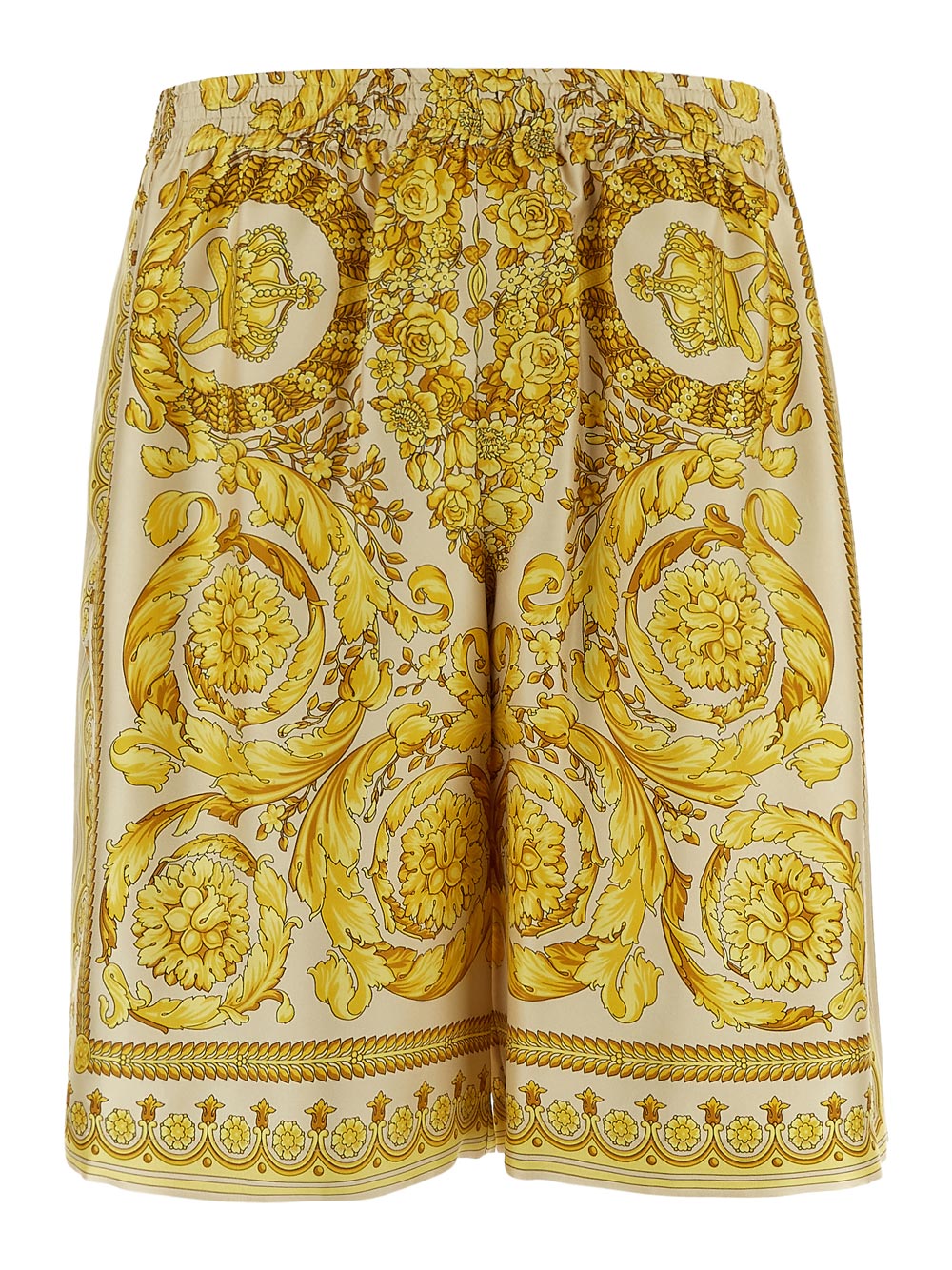 Versace Barocco Silk Shorts