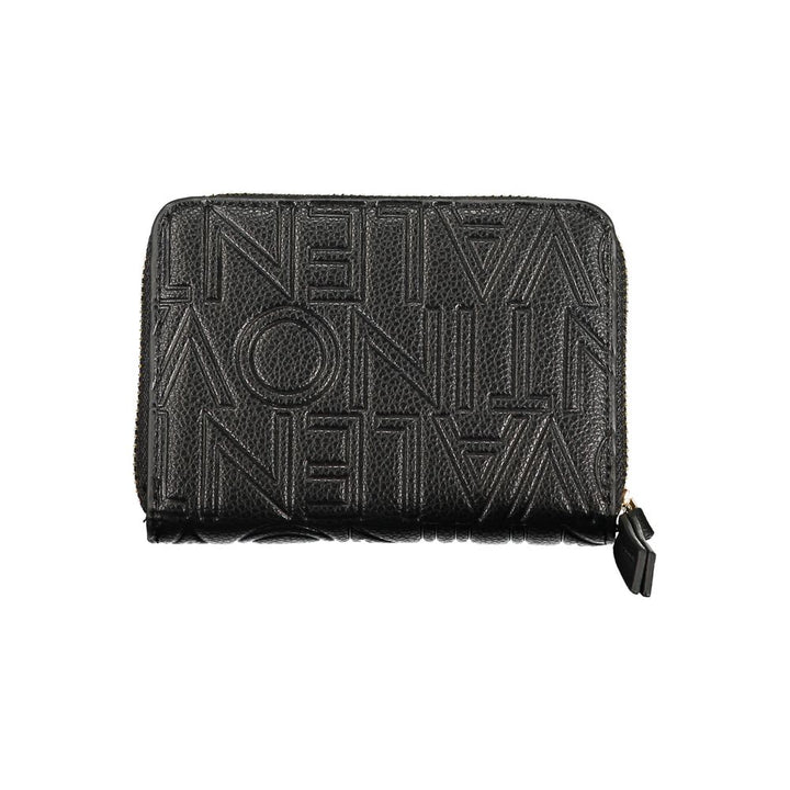 Mario Valentino Black Polyurethane Women Wallet