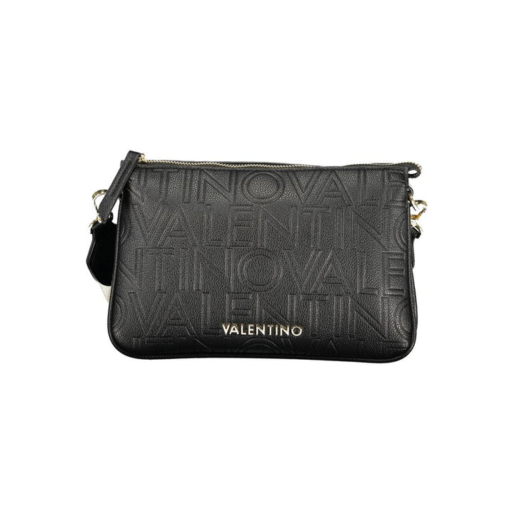 Mario Valentino Black Polyurethane Women's Shoulder Bag