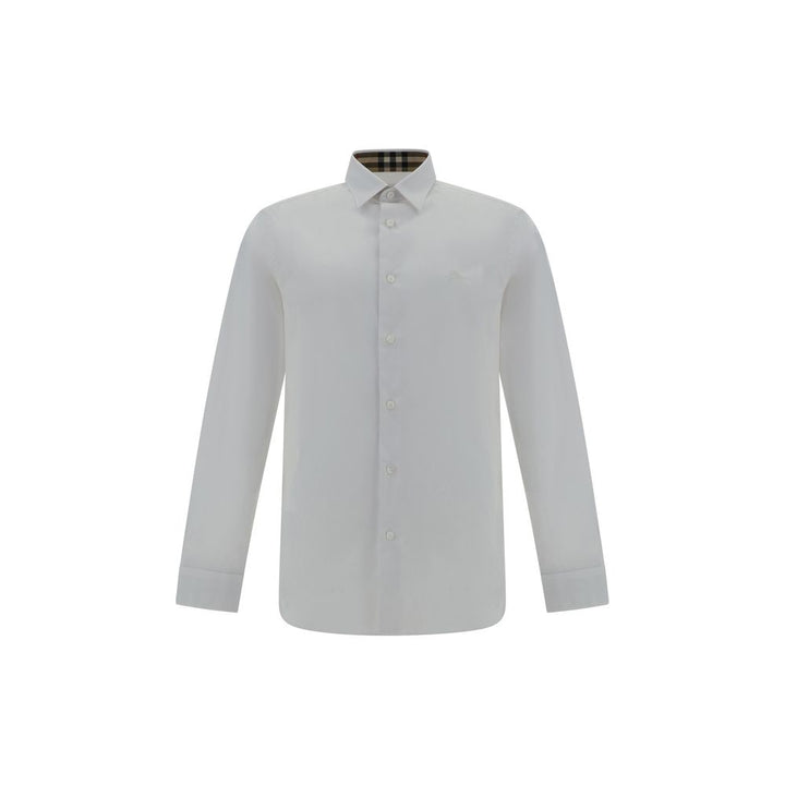 Burberry White Cotton Dress Shirt