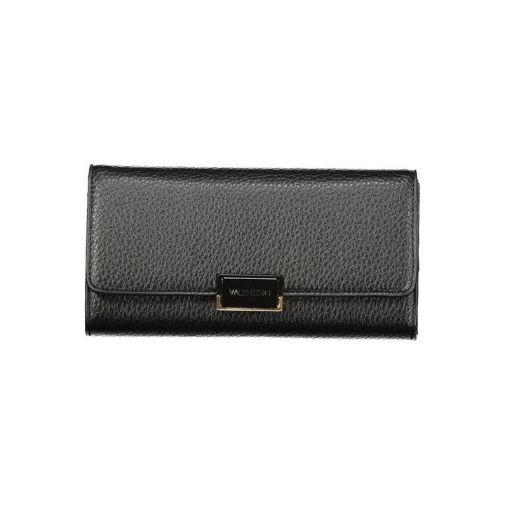 Mario Valentino Black Polyurethane Women Wallet