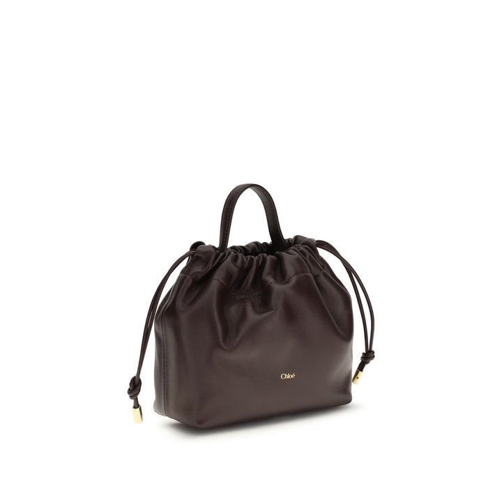 Chloé Black Calf Leather Bos Taurus Shoulder Bag