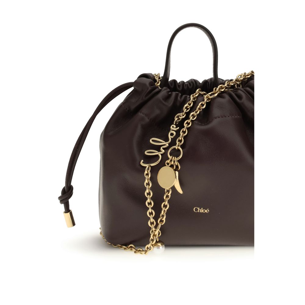 Chloé Black Calf Leather Bos Taurus Shoulder Bag