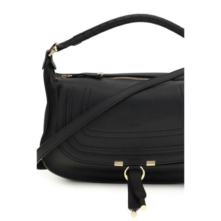 Chloé Black Calf Leather Bos Taurus Shoulder Bag