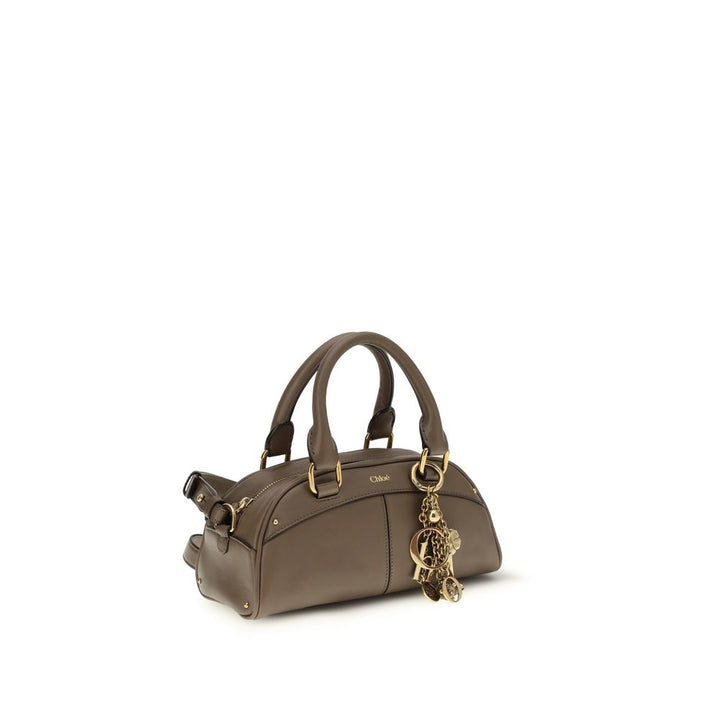 Chloé Gray Calf Leather Bos Taurus Handbag