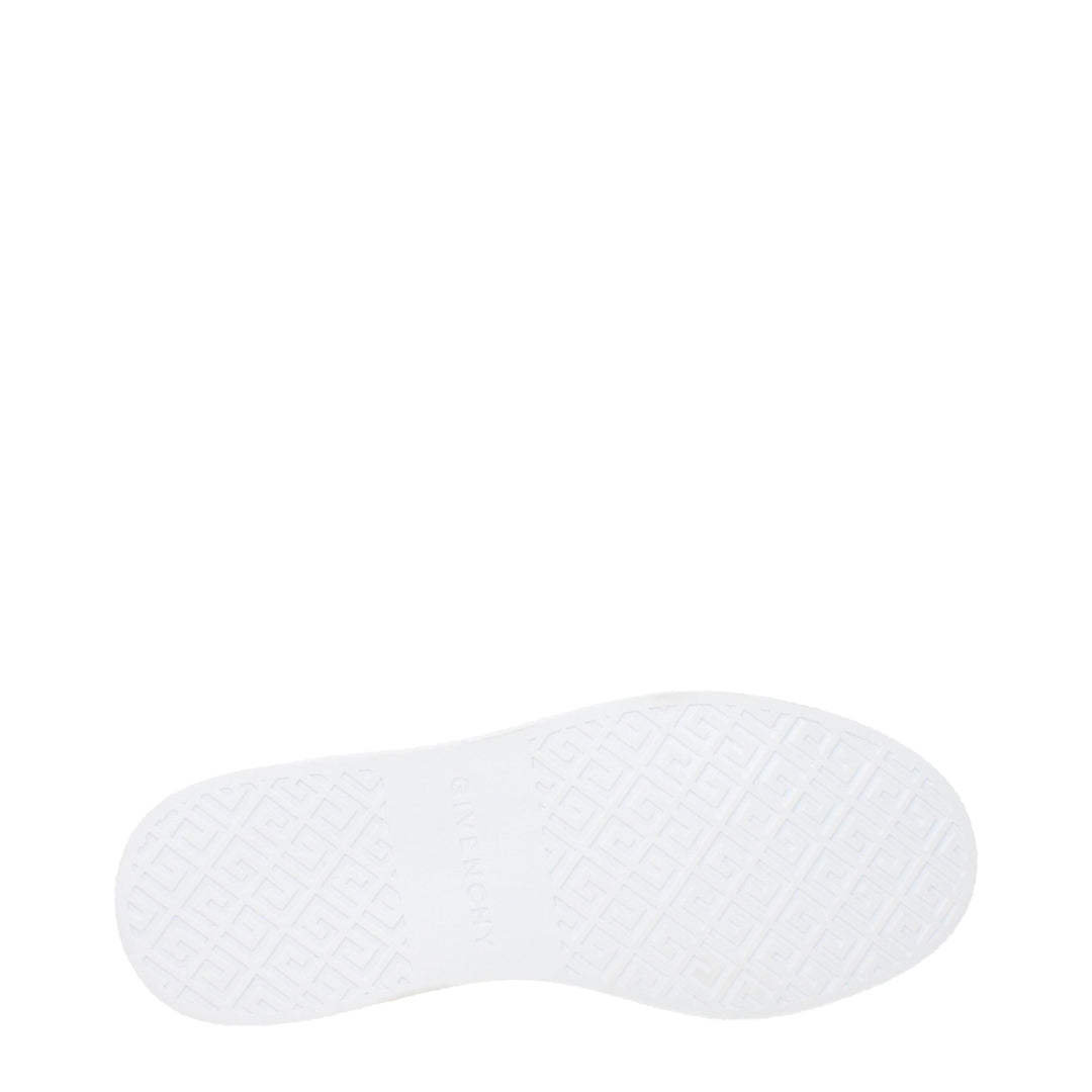 Givenchy White Leather Low Top Sneakers
