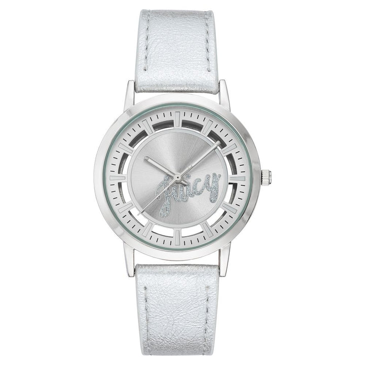 Juicy Couture Silver Plastic Dress Watch