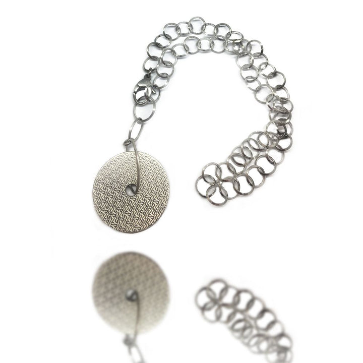 GC Silver Stainless Steel Necklace