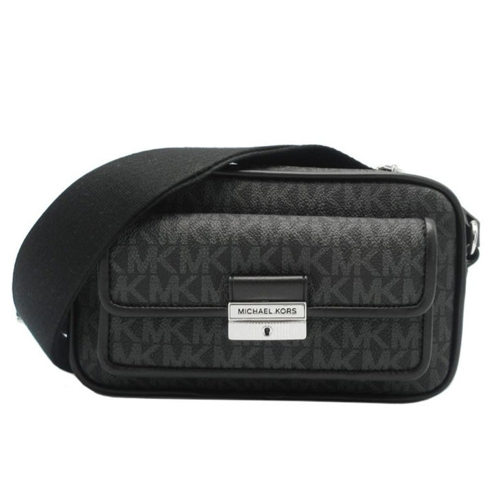 Michael Kors Black Canvas Crossbody Bag