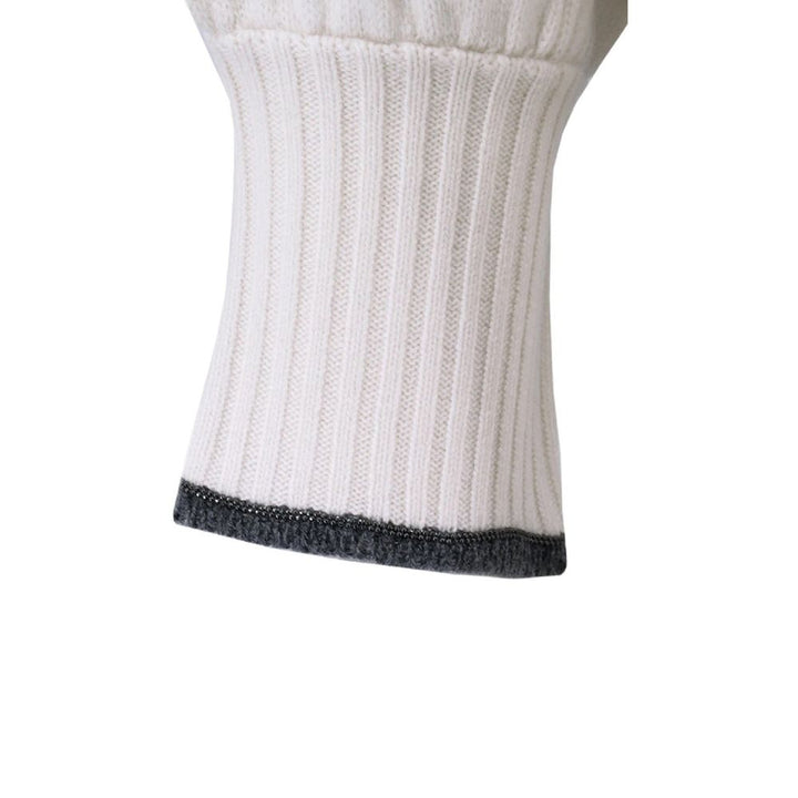 Brunello Cucinelli White Cashmere Cashmere Sweater