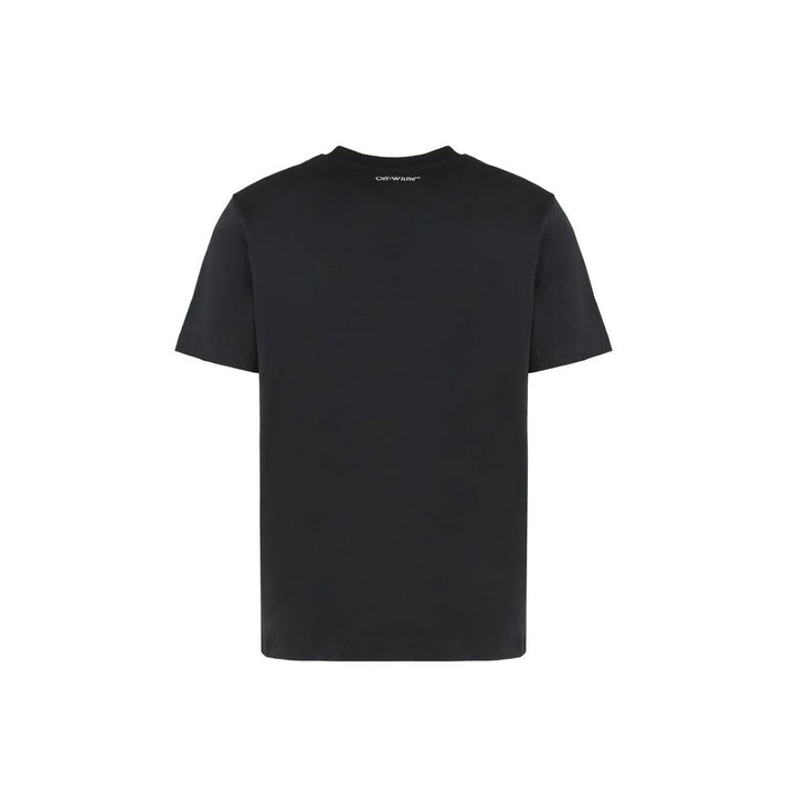 Off-White Black Cotton T-Shirt