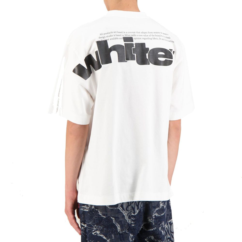 Off-White White Cotton T-Shirt
