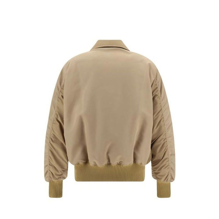 Palm Angels Beige Polyamide Bomber