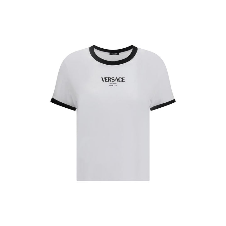 Versace White Viscose T-Shirt