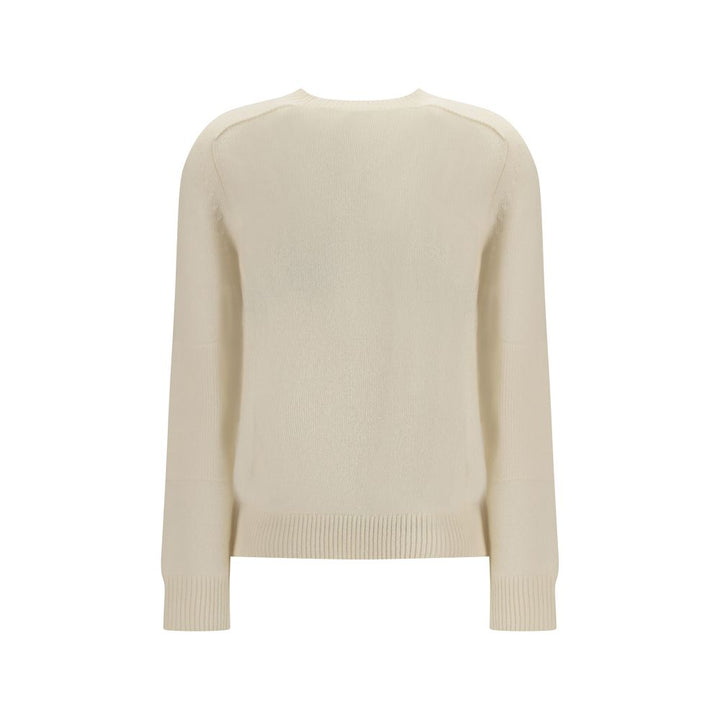 Burberry Cream Cashmere Cashmere Sweater