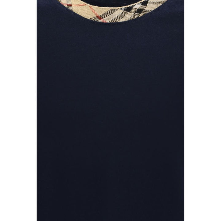 Burberry Blue Cotton T-Shirt