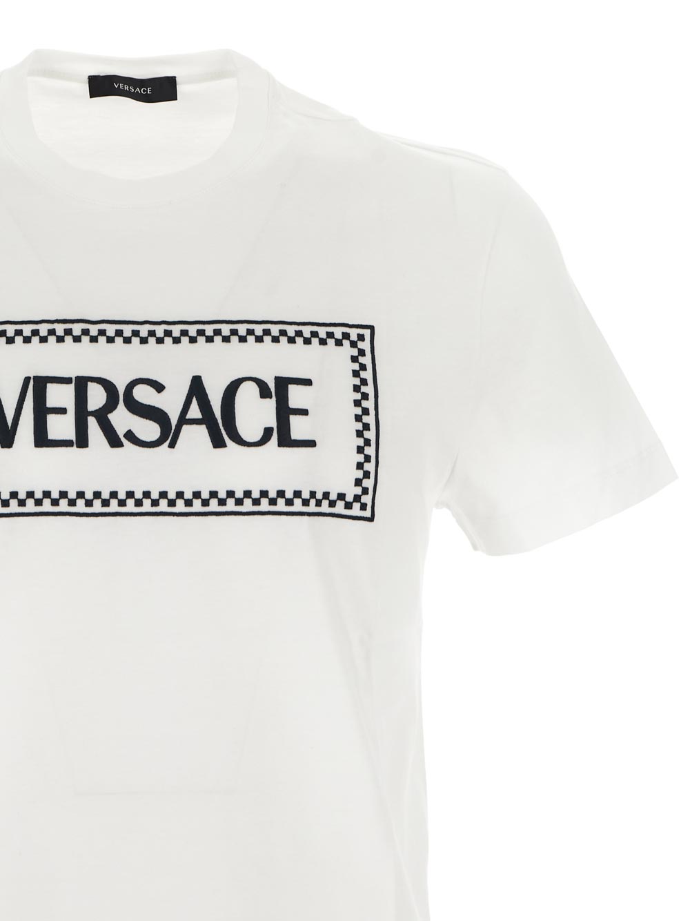 Versace Embroidered Logo T-Shirt