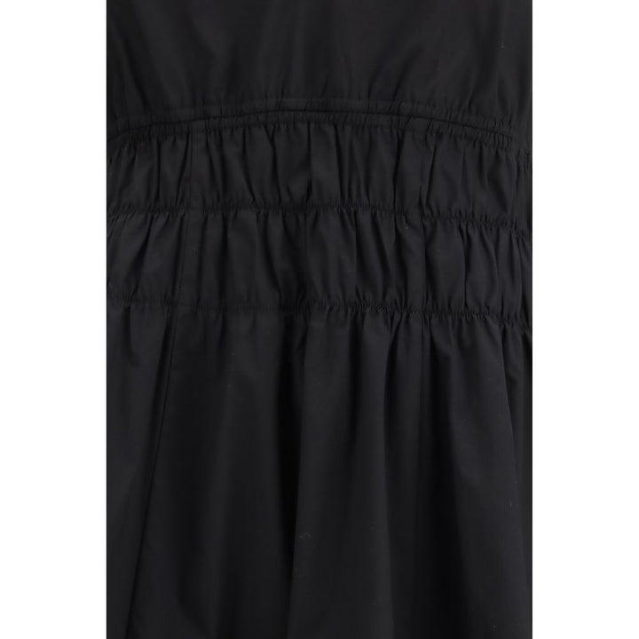 PINKO Black Cotton Casual Dress
