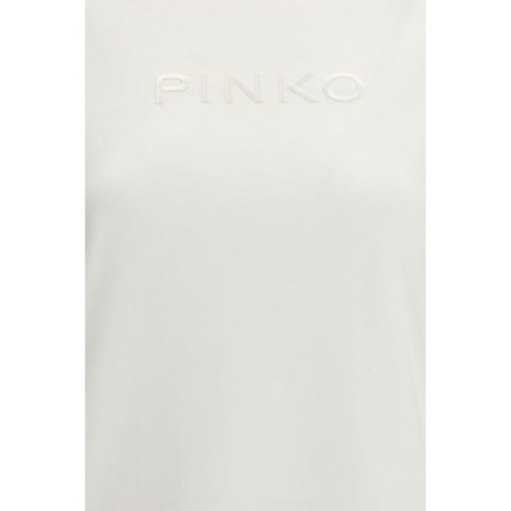 PINKO White Cotton T-Shirt