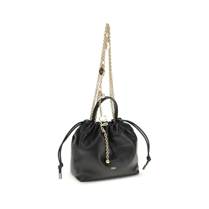 Chloé Black Calf Leather Bos Taurus Shoulder Bag