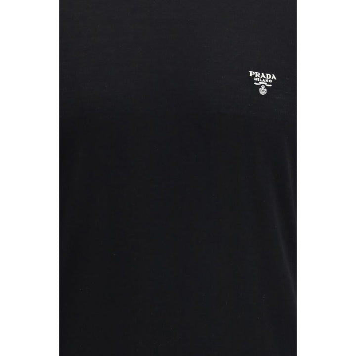 Prada Black Fleece Wool T-Shirt