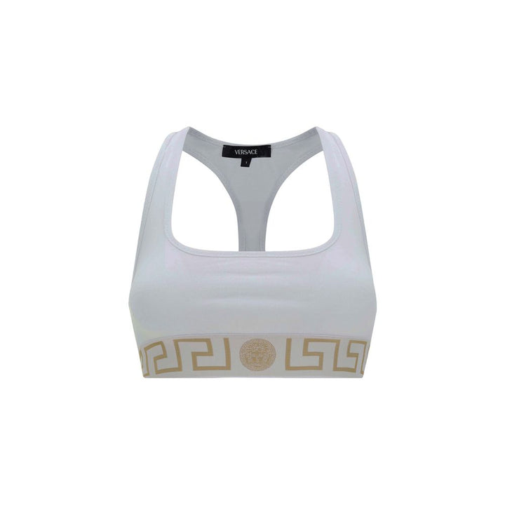 Versace White Cotton Top