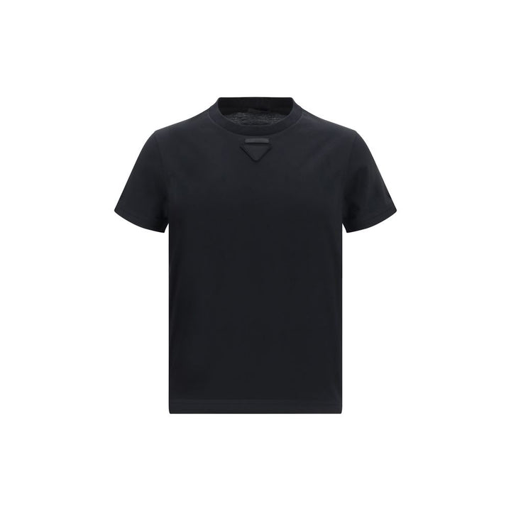 Prada Black Cotton T-Shirt