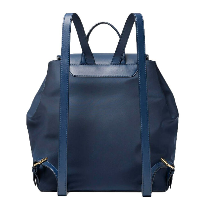 Michael Kors Blue Canvas Backpack