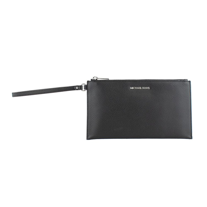 Michael Kors Black Leather Clutch Bag