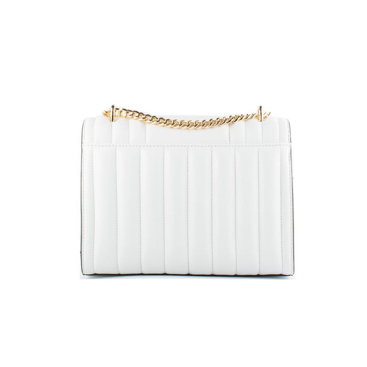 Michael Kors White Leather Shoulder Bag