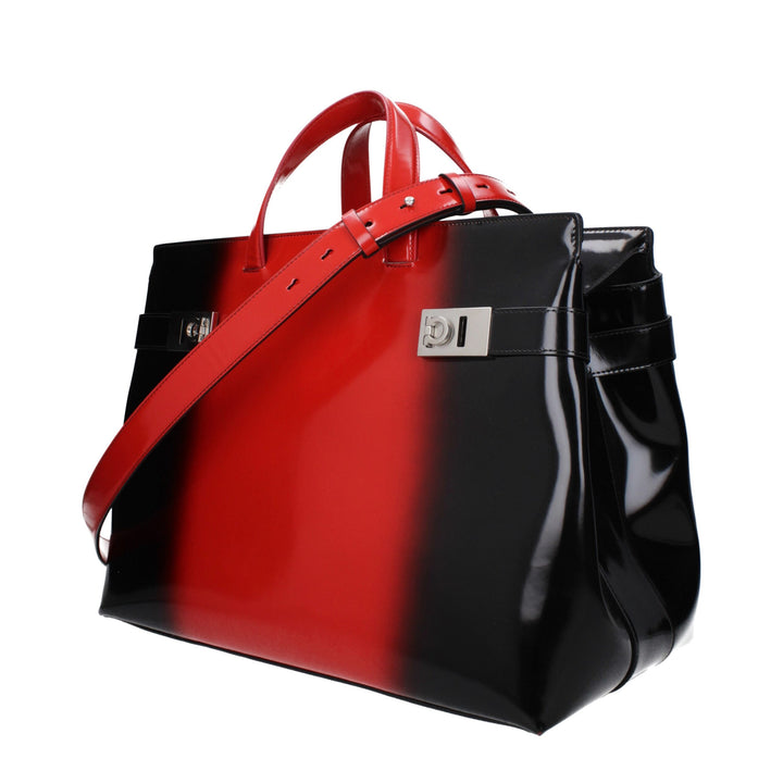 Salvatore Ferragamo Black Leather Handbag