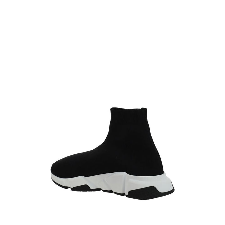 Balenciaga Black Elastane Athletic Sneakers