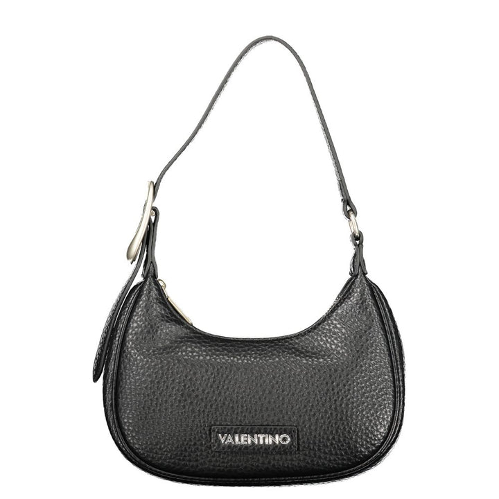 Mario Valentino Black Polyurethane Women Shoulder Bag
