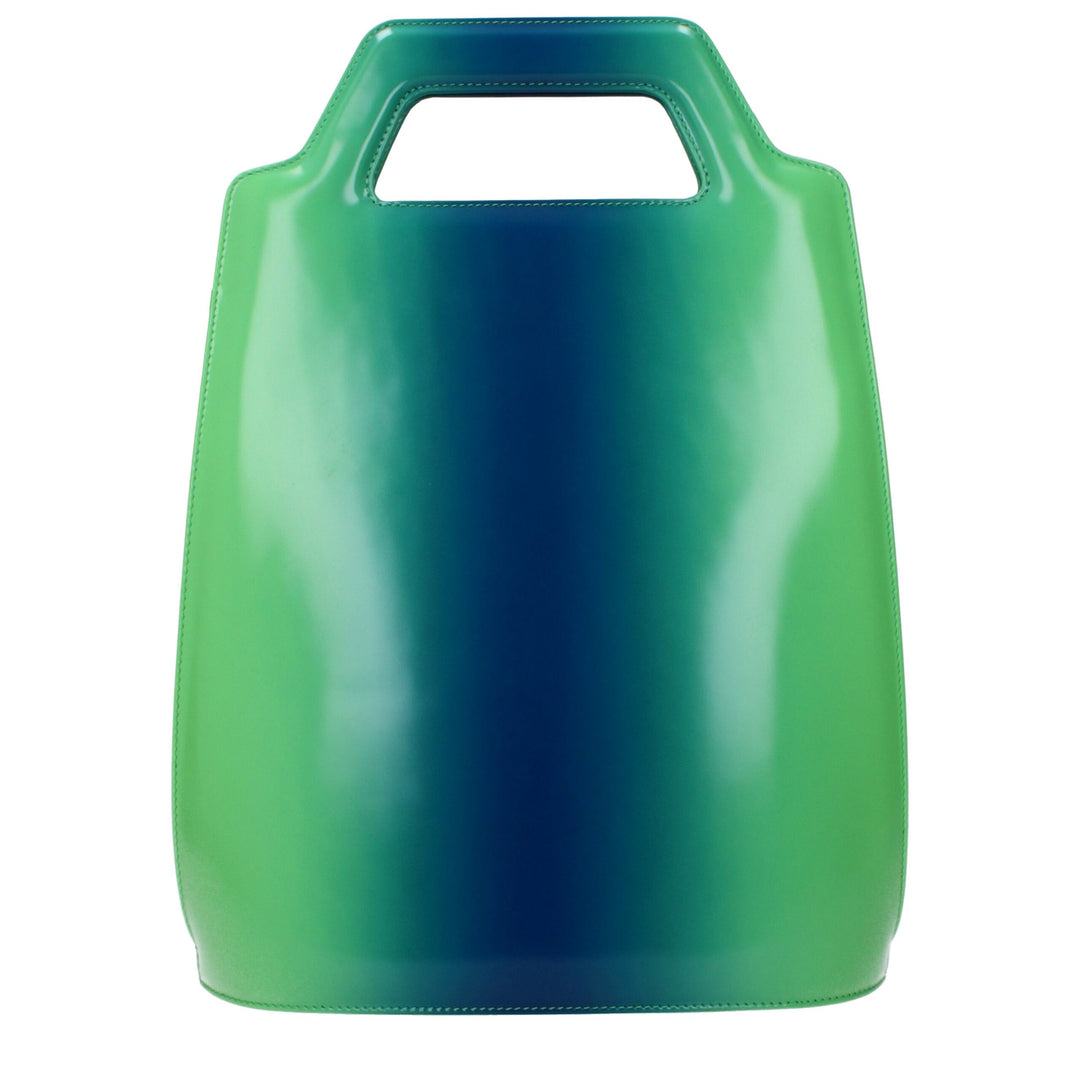 Salvatore Ferragamo Green Leather Handbag